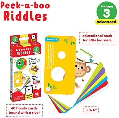 PEEK-A-BOO RIDDLES FOR AGES 3 ADVANCED