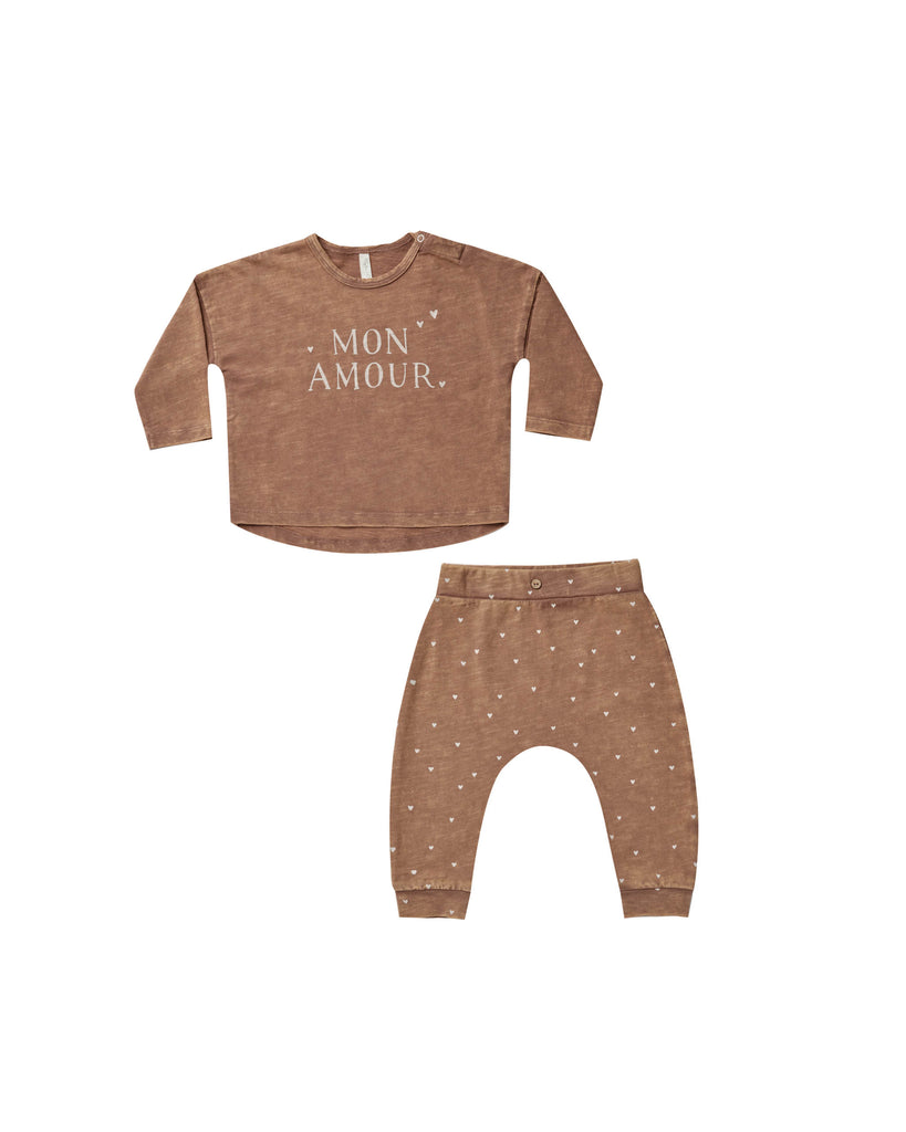 LONG SLEEVE PANT SET MON AMOUR RYLEE AND CRU