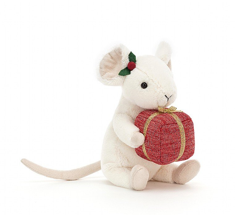 JELLYCAT MERRY MOUSE PRESENT