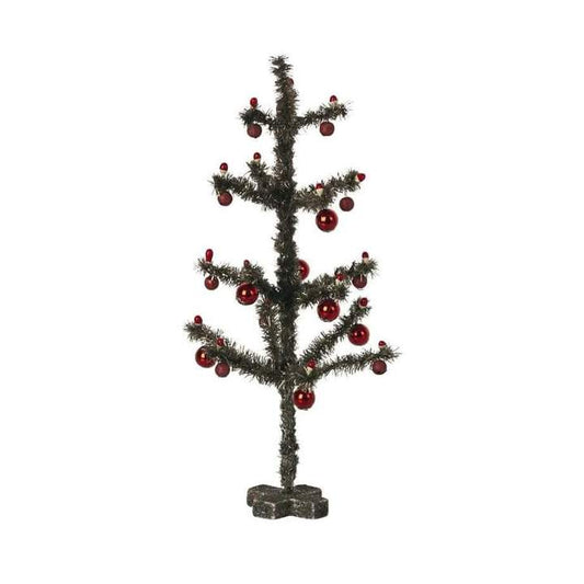 CHRISTMAS TREE- ANTIQUE SILVER