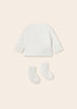 MAYORAL CARDIGAN WITH SOCKS