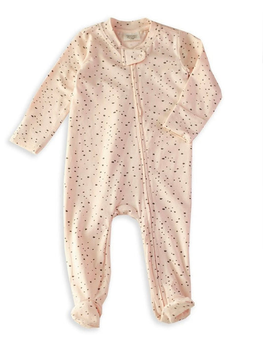 PEBBLE BABY COVERALL ROMPER - NATURAL