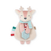 ITZY RITZY LOVEY HOLIDAY PINK REINDEER PLUSH + TEETHER TOY