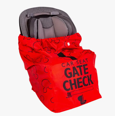 DISNEY BABY GATE CHECK TRAVEL BAG FOR CAR SEATS