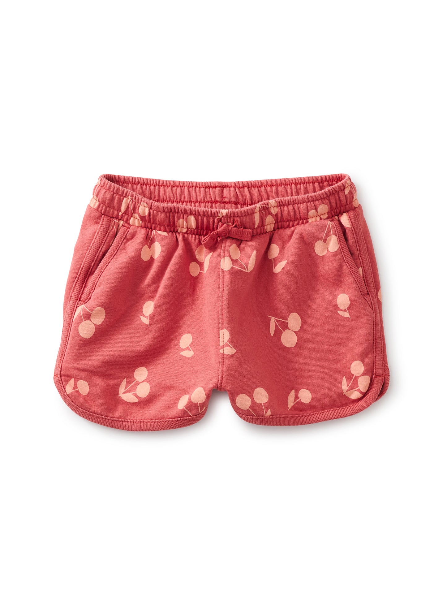TEA PRINTED TRACK SHORTS - CHERRY TOSS IN TONAL PINK