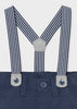 MAYORAL LONG PANT WITH SUSPENDERS- TRUE NAVY