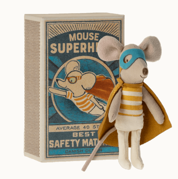 SUPER HERO MOUSE, LITTLE BROTHER IN MATCHBOX