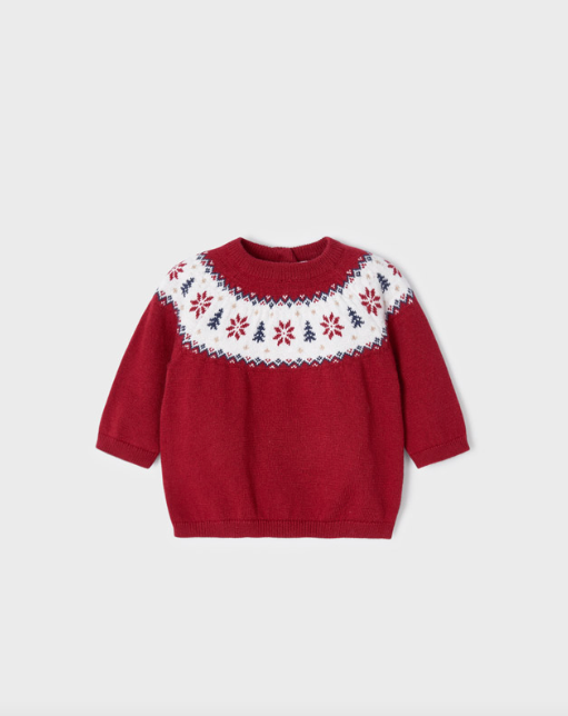 JAQUARD SWEATER RED MAYORAL