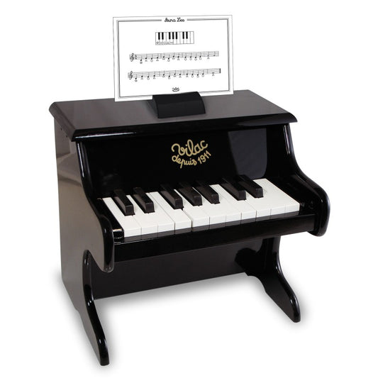 BLACK PIANO WITH SCORES