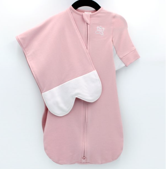 BUTTERFLY SWADDLE - BLUSHING PINK