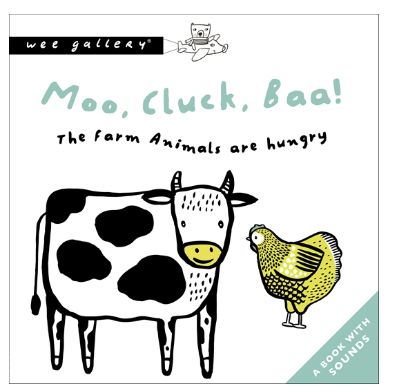 moo cluck baa book