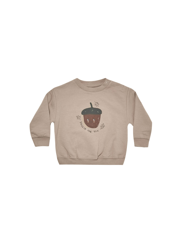 acorn sweater fall baby