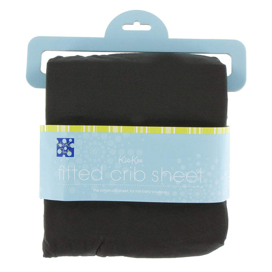 SOLID FITTED CRIB SHEET - ZEBRA