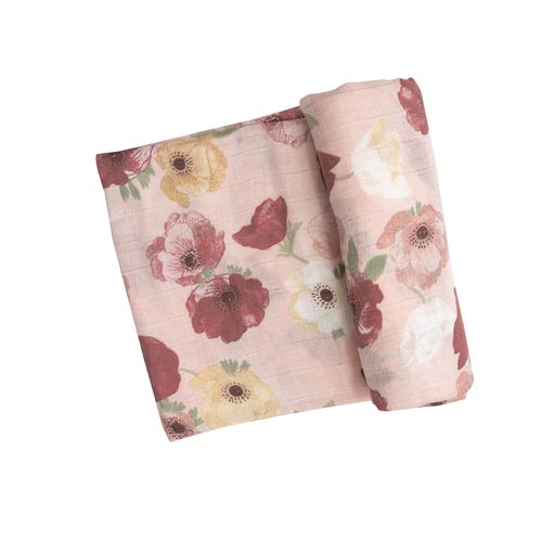 floral swaddle blanket