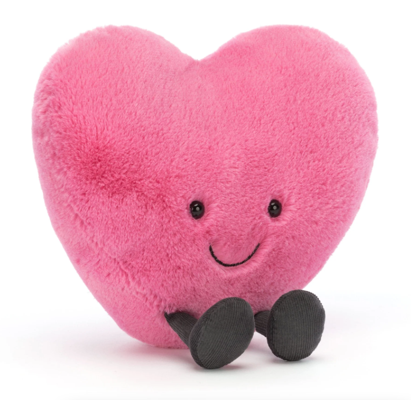 AMEUSABLE PINK HEART LARGE