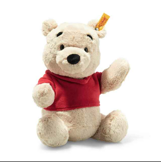 STEIFF DISNEY'S WINNIE THE POOH JOINTED PLUSH, 11 INCHES