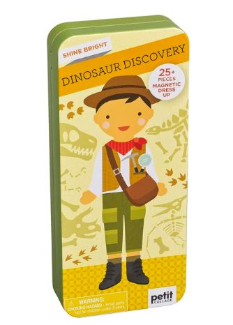 SHINE BRIGHT MAGNETIC DRESS UP - DINO DISCOVERY