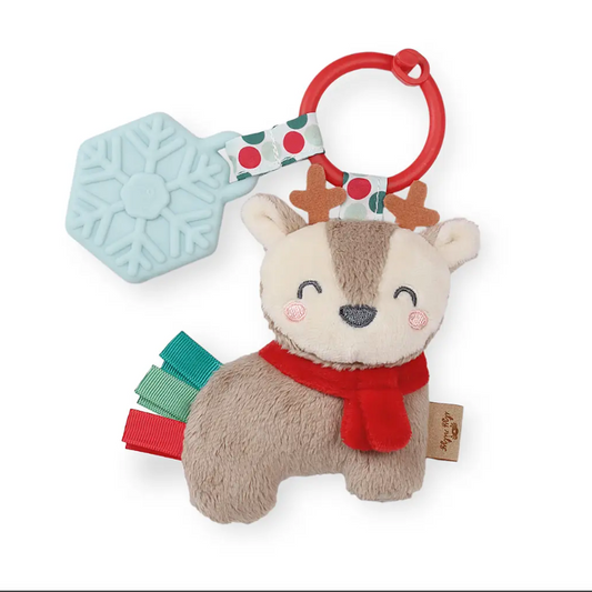 ITZY RITZY HOLIDAY REINDEER ITZY PAL PLUSH  + TEETHER