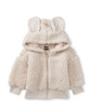 TEA BUNNY EARS SHERPA BABY  HOODIE