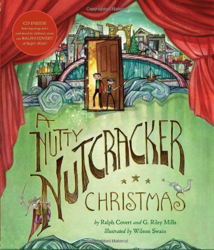 NUTTY NUTCRACKER CHRISTMAS HARD COVER BOOK