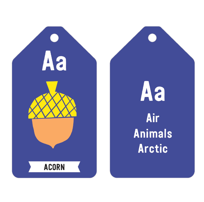 ABC OF THE EARTH RING FLASH CARDS