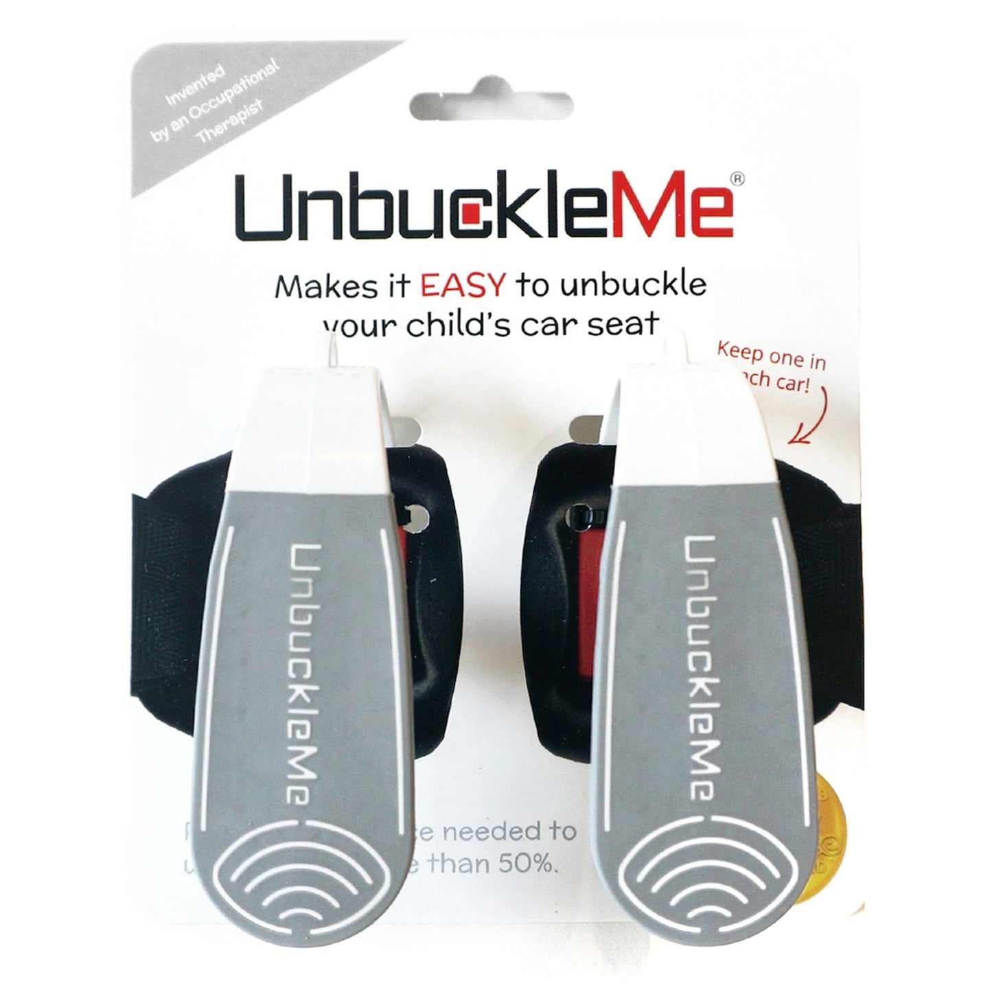 UNBUCKLEME CAR SEAT BUCKLE RELEASE TOOL - 2 PACK