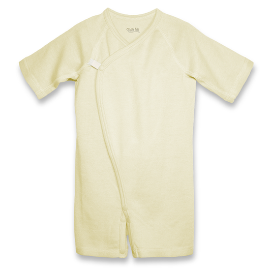KITE HILL CLOTHING - YELLOW KIMONO ONESIE