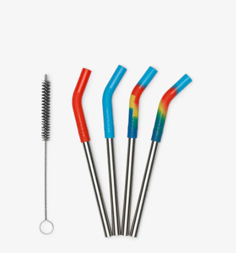 STRAW 4 PACK  COMBO - MULTI COLOR