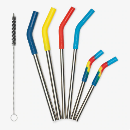 STRAW 6 PACK  COMBO - MULTI COLOR