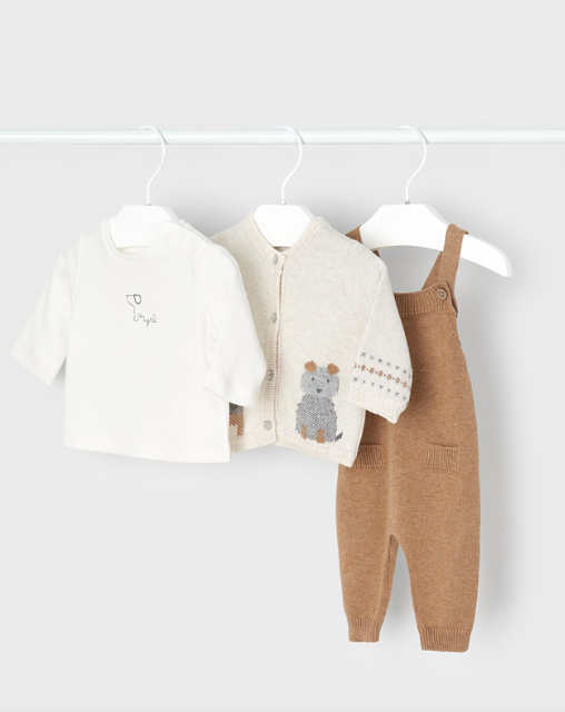 MAYORAL KNIT OVERALL SET