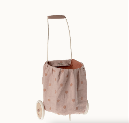 MAILEG TROLLEY, DOTS - ROSE
