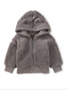 TEA BEAR EARS SHERPA BABY HOODIE