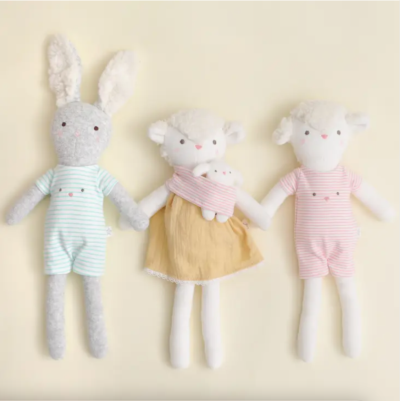 FUZZY BUNNY TOY/DOLL – Buttercup Baby Co.