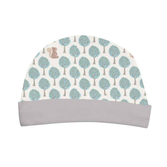 HAT BLUE FOREST PRINT