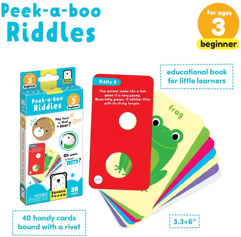 PEEK-A-BOO RIDDLES FOR AGES 3 BEGINNER