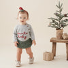 SANTA BABY BLOOMER SET