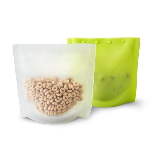 GOSILI SILICONE SNACK BAGS - 2 PACK